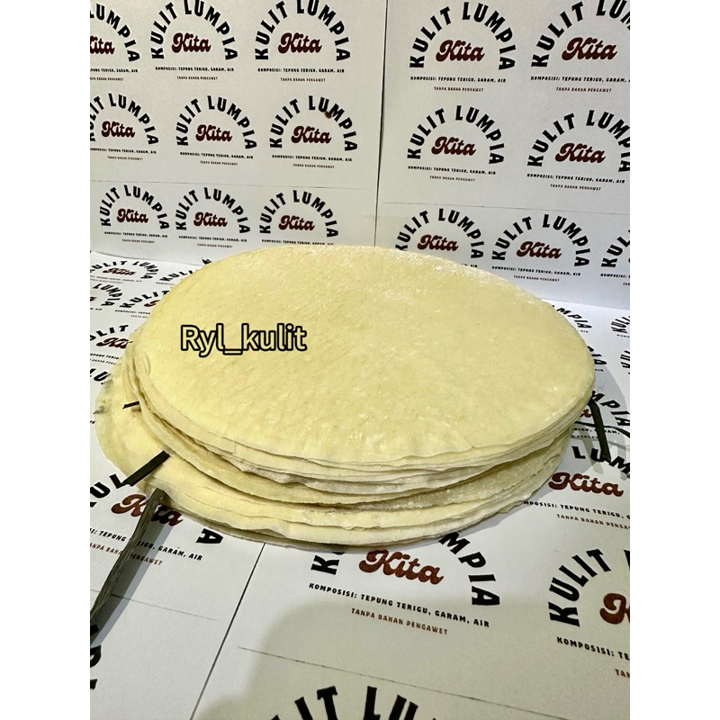 Jual Kita Spring Roll Pastry Kulit Lumpia Besar 1 pack isi 60 lembar ...