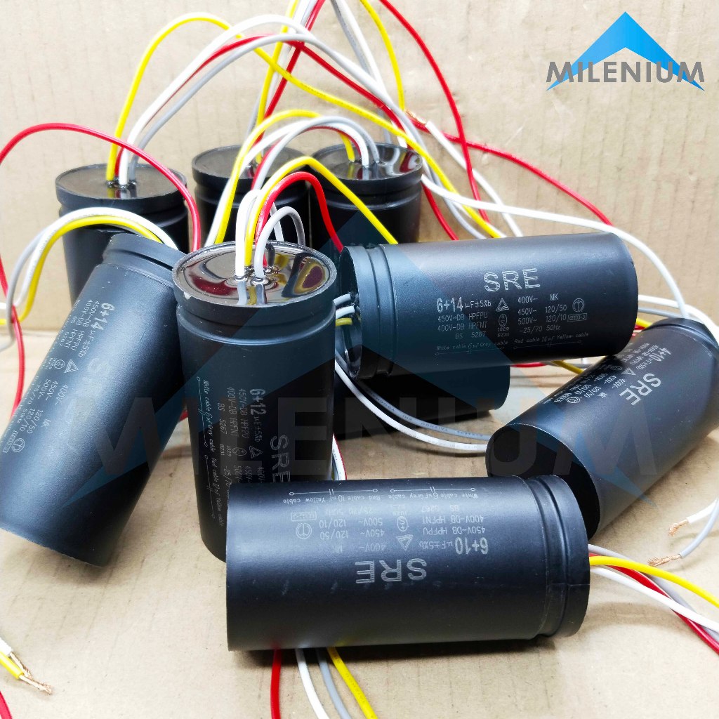Jual Kapasitor Mesin Cuci SRE 2 Tabung / Capacitor 4 Kabel Pencuci ...