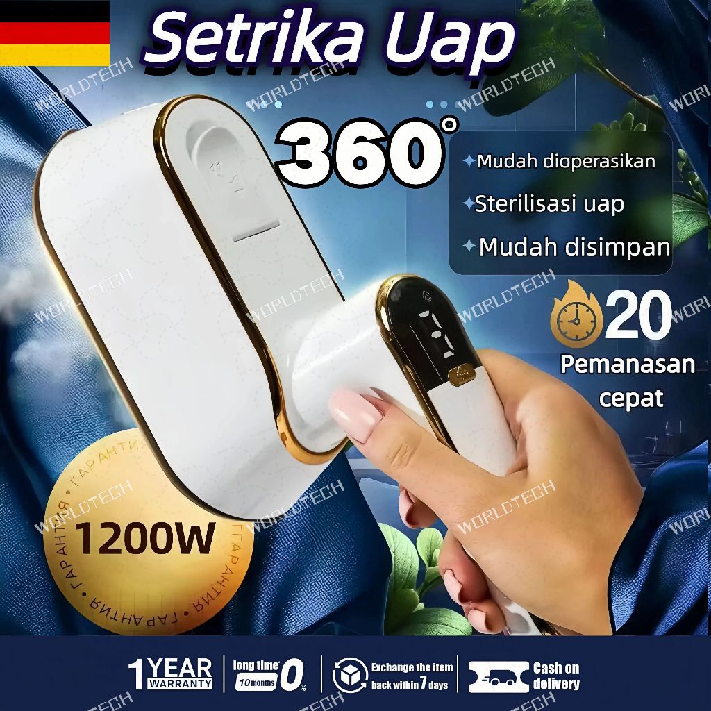 Jual Setrika Uap 1200W Setrika Basah dan Kering Setrika Portabel
