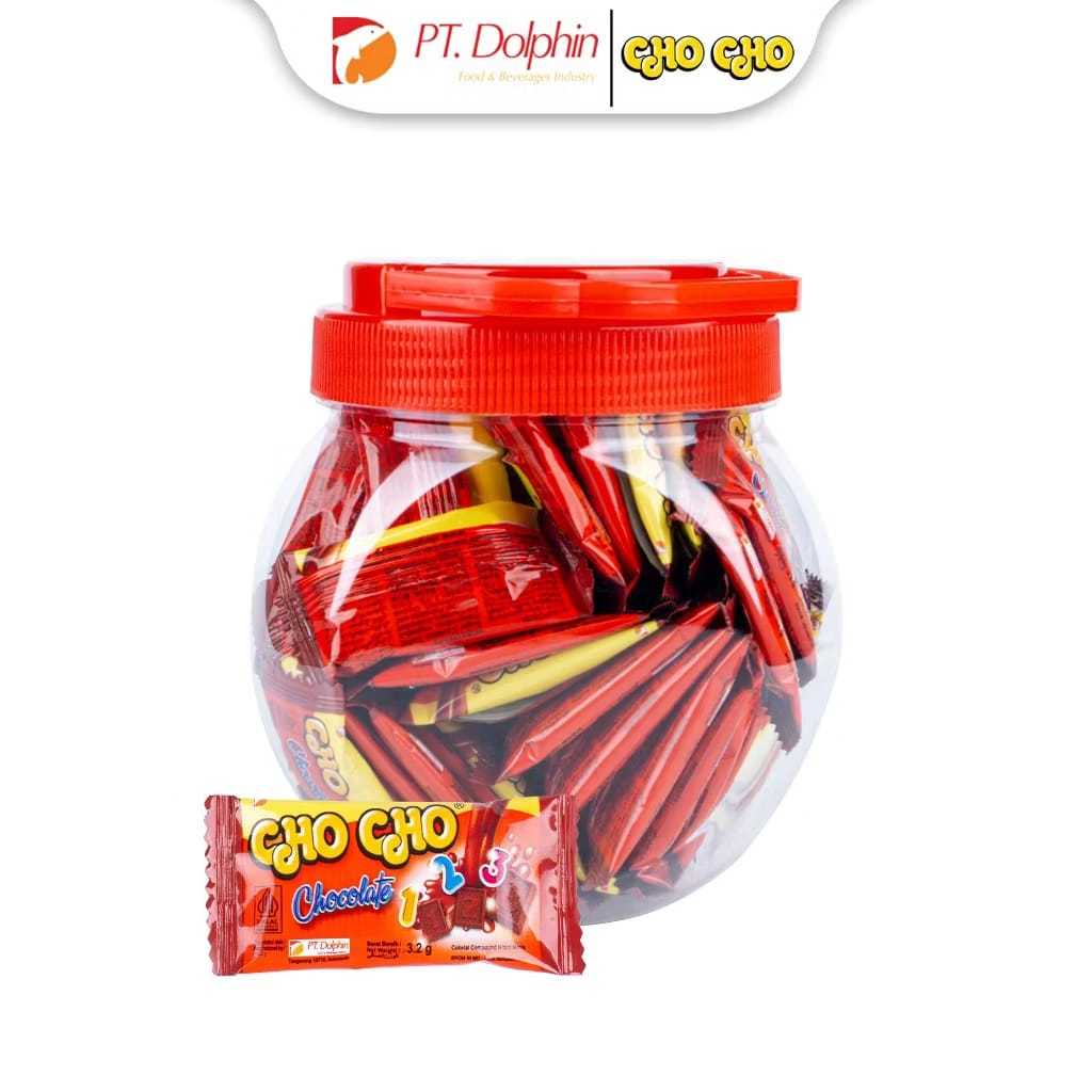 Jual Cho Cho Chocolate 123 Jar | Isi 60 Pcs | Dolphin | Shopee Indonesia