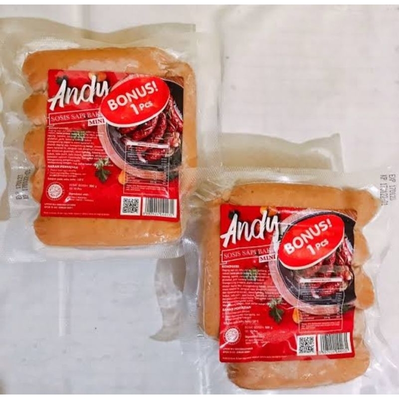 Jual Sosis Andy Bakar Rasa Sapi Original isi 11 Pcs | Shopee Indonesia