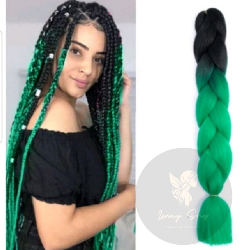 Jual Kepang Extension Rambut Sintetis Model Kepang Jumbo Panjang 24Inch ...