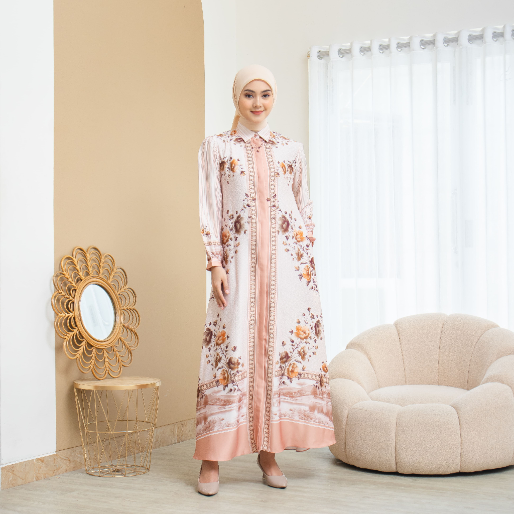 Jual EVELYN DRESS - GAMIS LEBARAN - RAYA SERIES | Shopee Indonesia