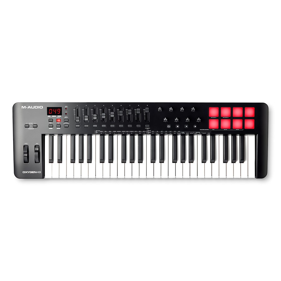 Jual Oxygen Keyboard USB Midi Controller M-Audio Oxygen 49 MKV Original ...