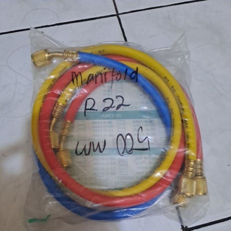 Jual selang manifold ac R22 500w untuk isi freon | Shopee Indonesia