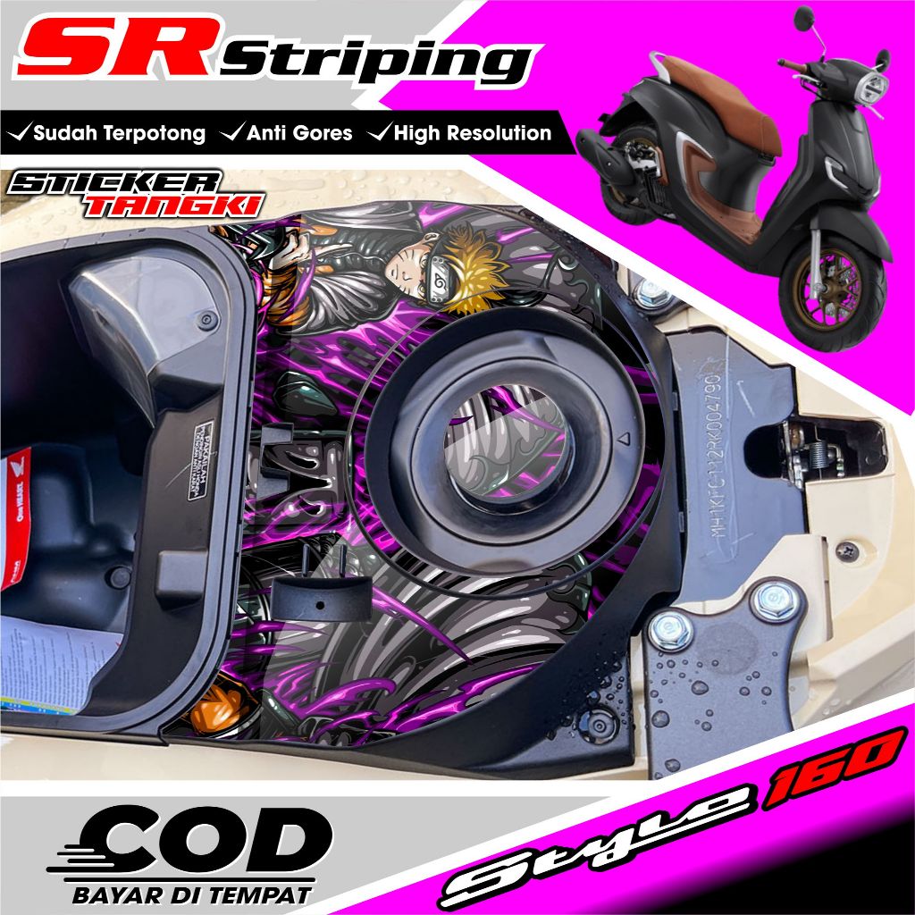 Jual Stiker Tangki Bensin Stylo 160 Sticker Tengki Motor Stylo Anti ...