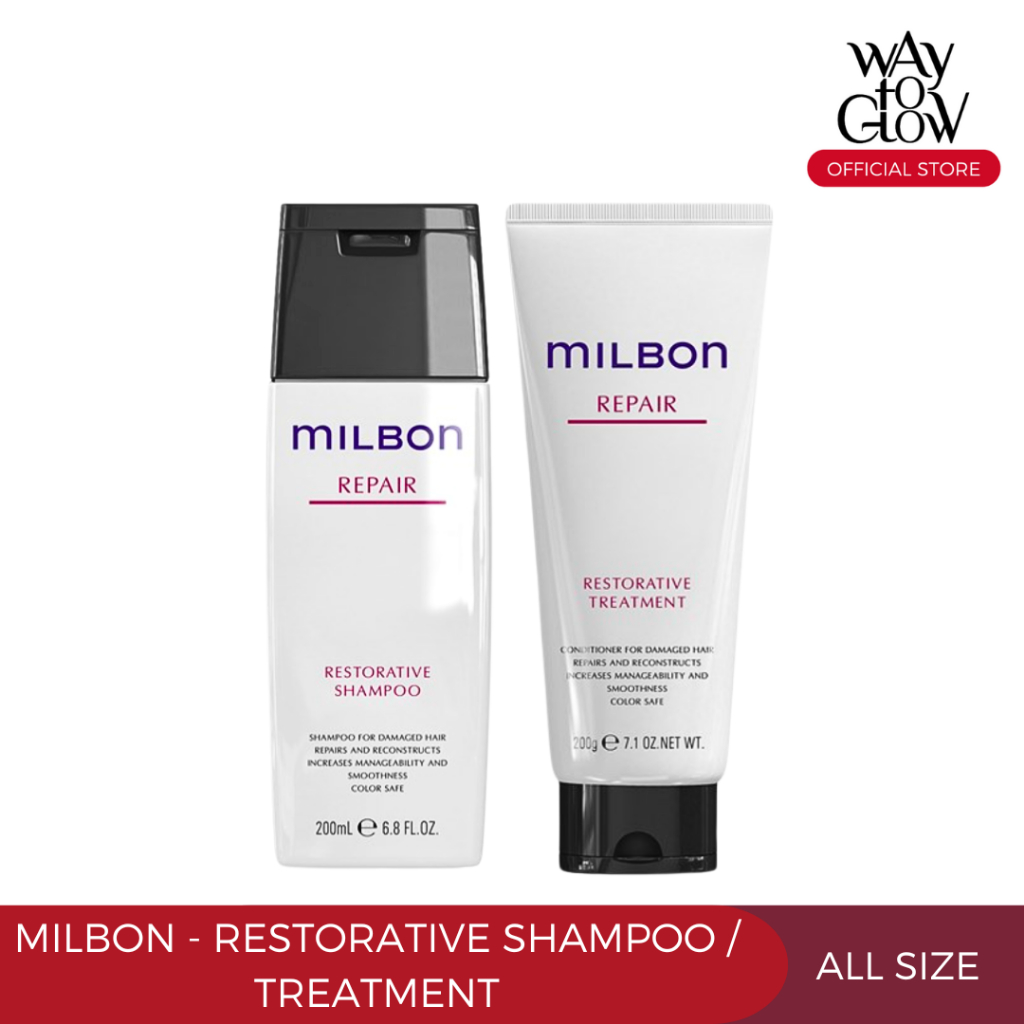 Jual Milbon Restorative Shampoo - Treatment | Shopee Indonesia