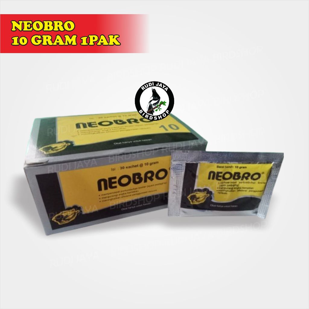 Jual NEOBRO 10 GRAM 1 BOX VITAMIN OBAT MASA PERTUMBUHAN AYAM BEBEK DAYA ...