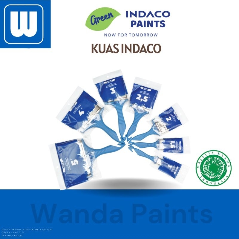 Jual Kuas Cat TIKA Bulu Halus/Kuas Indaco | Shopee Indonesia