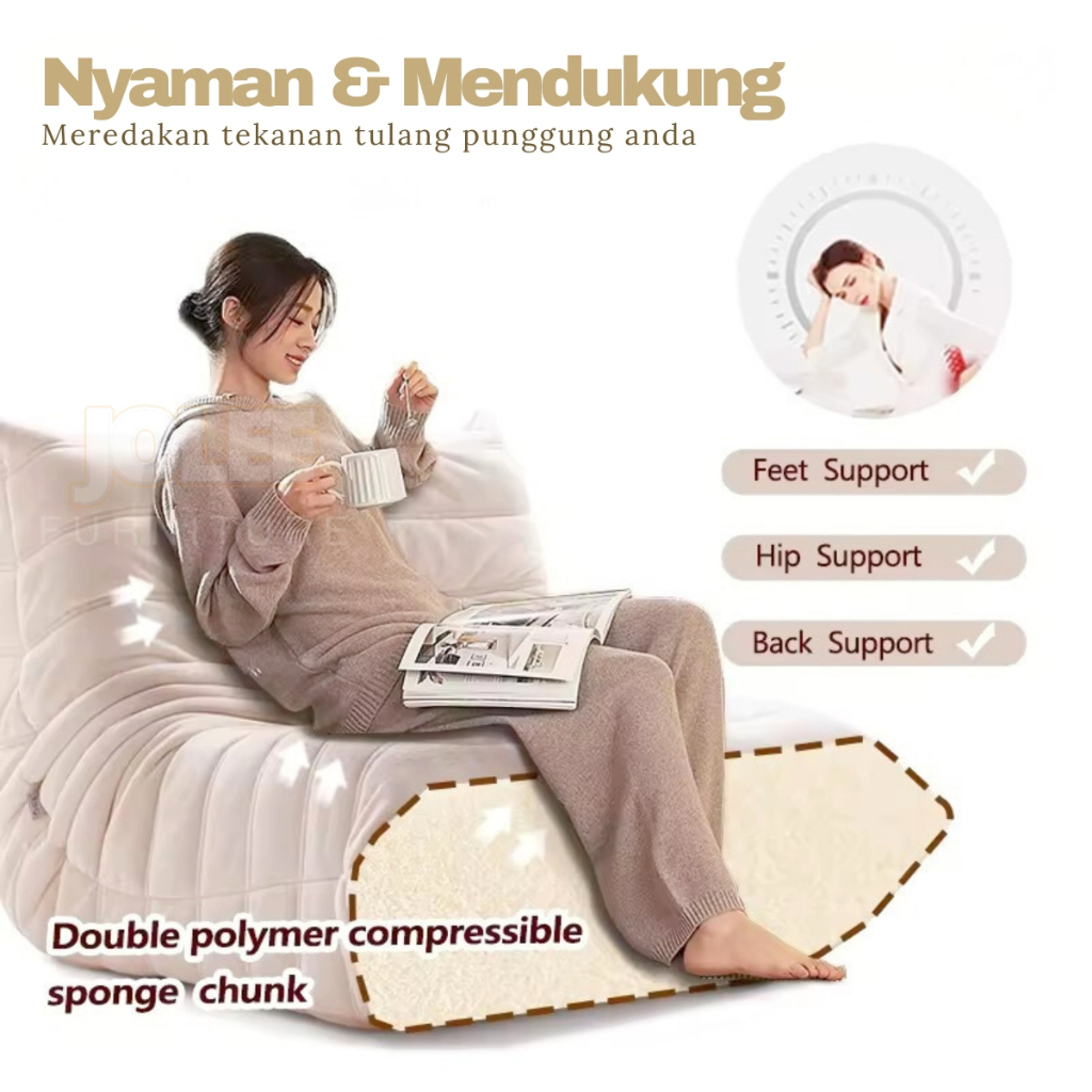 Jual JOLEE-sofa malas/sofa tidur/Sofa Premium Modern/Sofa santai/Sofa L ...