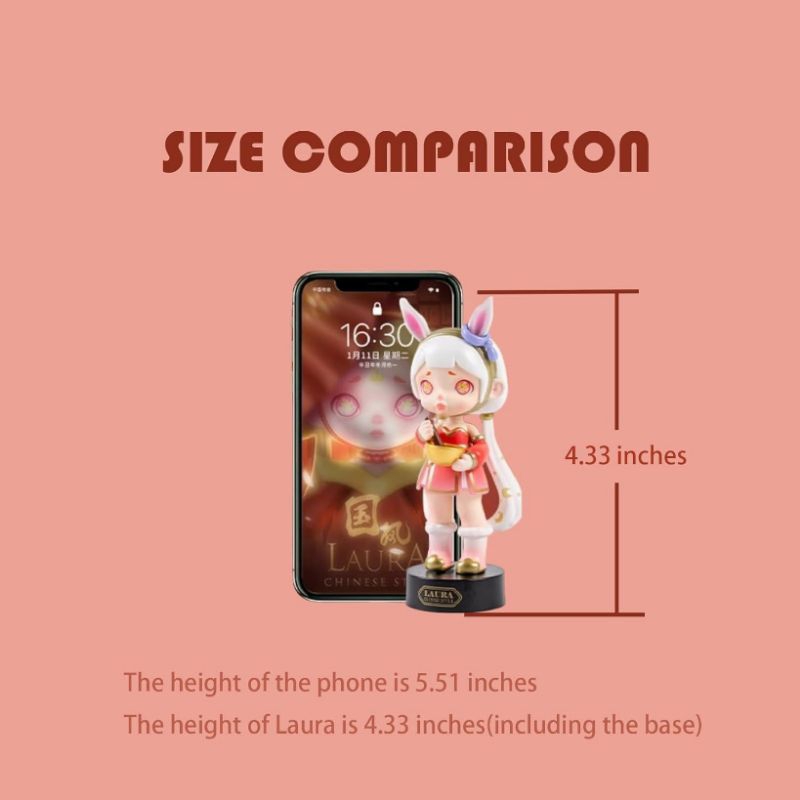 Jual Laura Chinese style kawaii Laura figure blind box original ...