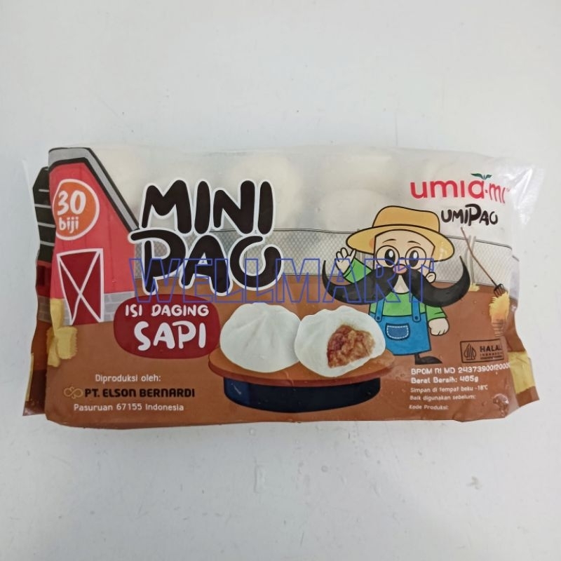 Jual Umiami Mini Pao Isi Daging Sapi Isi 30 480gr Bakpao Mini Frozen ...