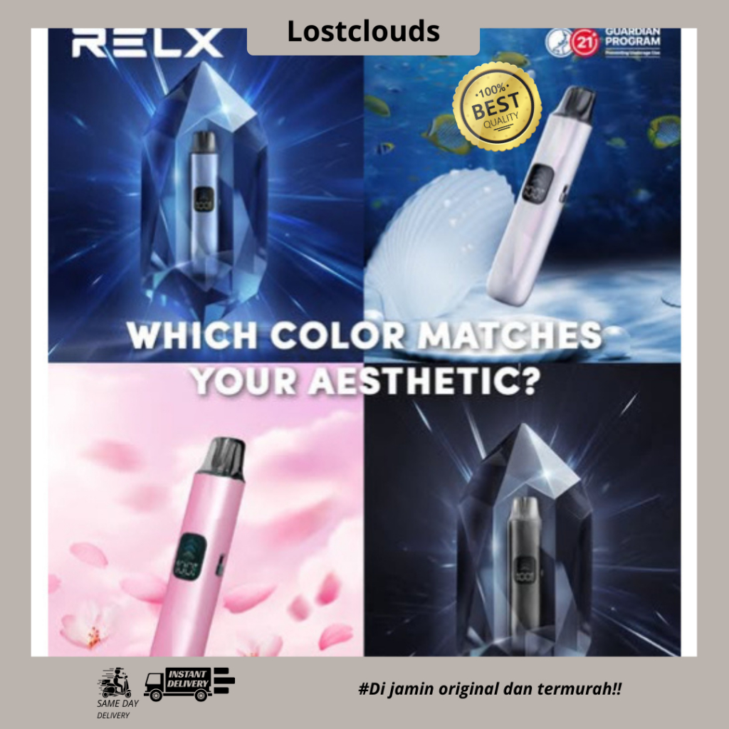 Jual Relx Prime Pod Kit Device Relx Prime By Relx Authentic 100% ...