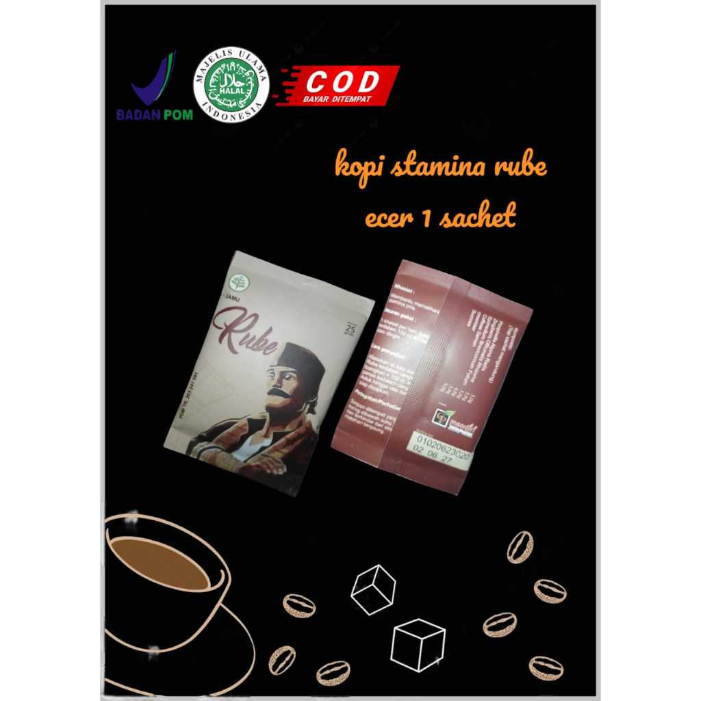 Jual NEW!! Kopi Rube Asli Original 100% 1 Sachet Rube Kopi Multivitamin ...