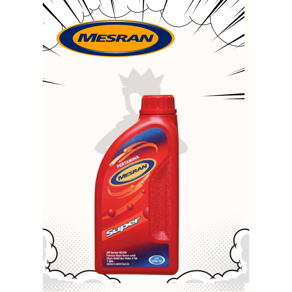 OLI PERTAMINA MESRAN SUPER 20W-50 0.8 LITER