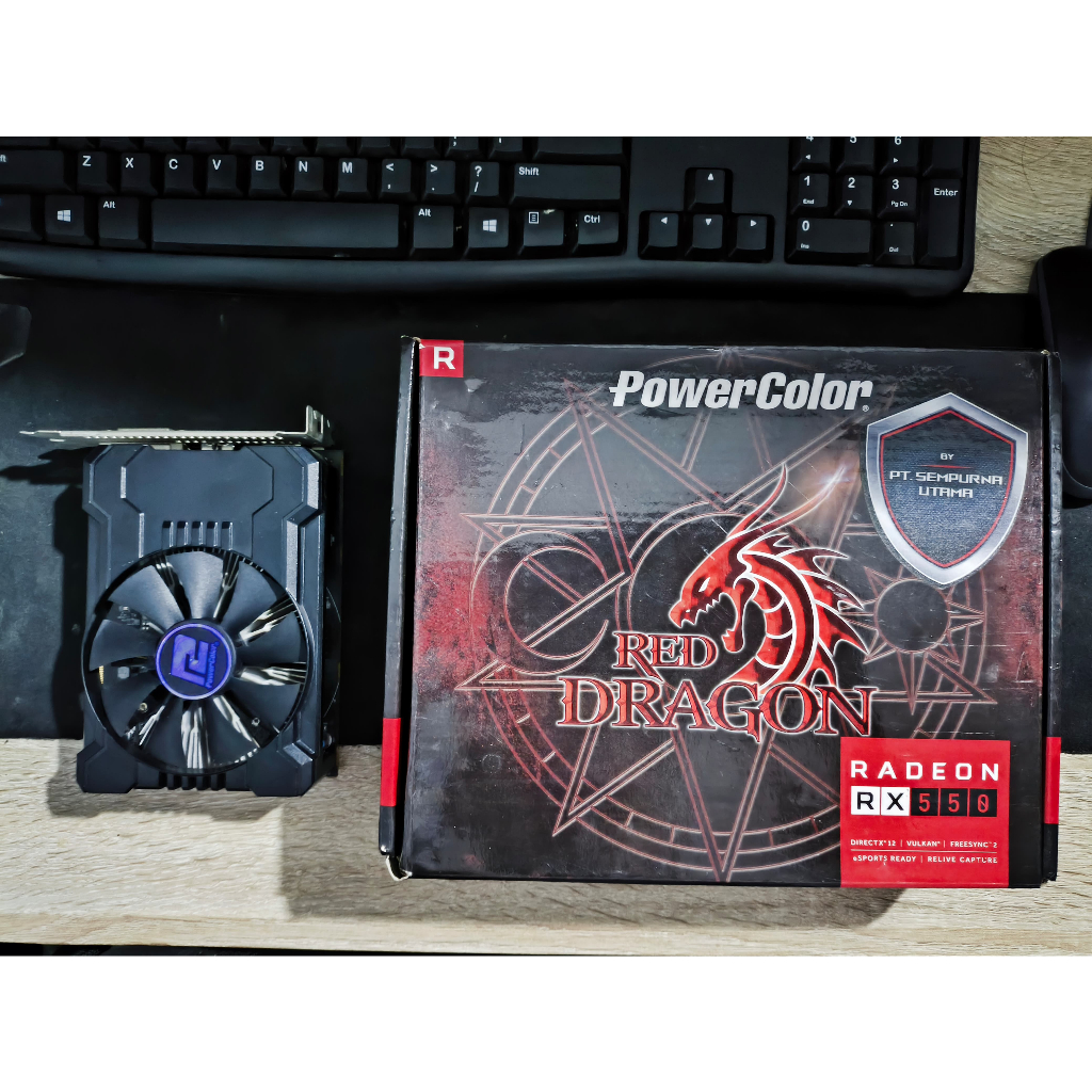 Jual PowerColor Radeon™ RX 550 2GB Red Dragon GDDR5 | Shopee Indonesia