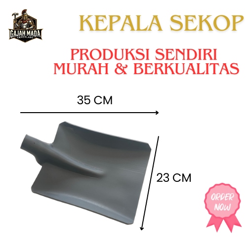 Jual Daun sekop trilliun ASLI Sekop Pvc / Kepala Sekrop Tanpa Gagang ...