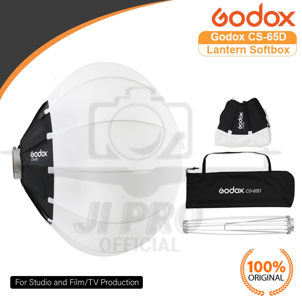 Studio Softbox Godox CS-65D Laternen-Softbox 65 Cm – Mit Bowens-Halterung | Für Weiches Licht Bei Foto & Video Godox Blitz