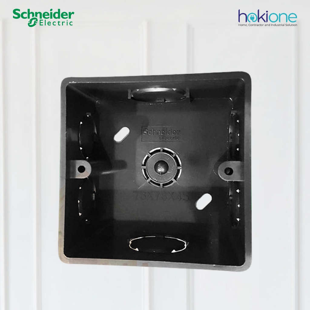 Jual Schneider Electric Inbow Dus Wall Box 1 Gang Tanam Hitam - SWB ...