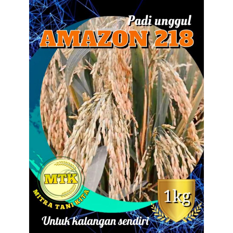 Jual BENIH PADI AMAZON 218 TERBARU KEMASAN 1KG | Shopee Indonesia