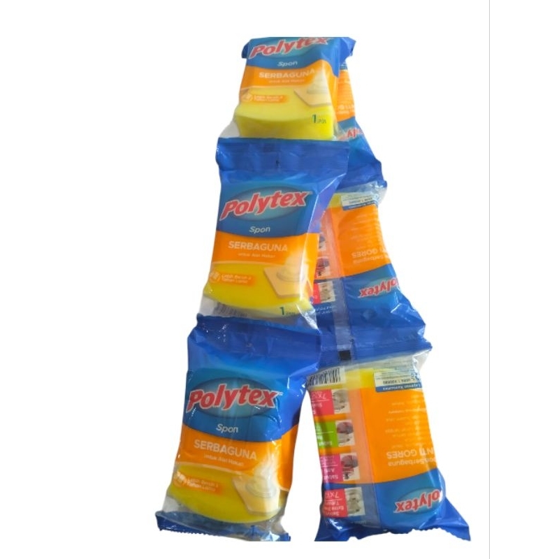 Jual Polytex Spon Serbaguna isi 6 pcs pembersih alat makan | Shopee ...