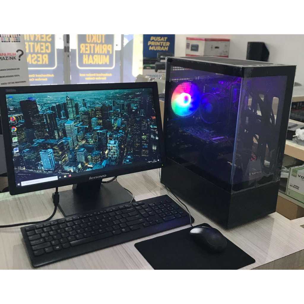 Jual PC Rakitan Fullset | Intel Core i5 9400 | SSD | Monitor | Office ...