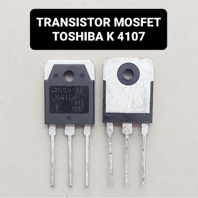 Jual Transistor Mosfet K4107 Bodi Besar Inverter Fet K 4107 Toshiba ...