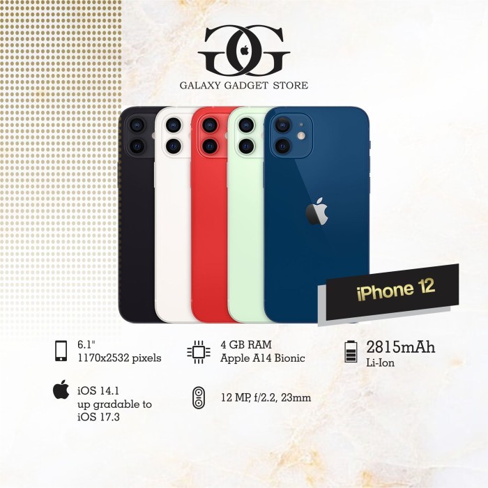 Jual IPHONE 12 SECOND INTER (ALL PROVIDER) | Shopee Indonesia