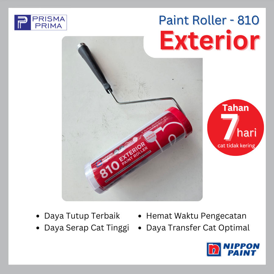Jual Ultra Premium Exterior Roller Paint 810 Nippon Kuas Roll Rol Cat ...