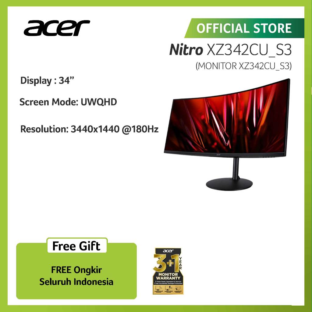 Jual ACER MONITOR NITRO 34