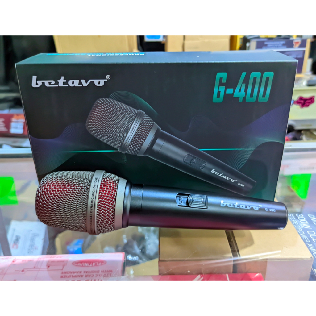 Jual MICROFON MIC BETAVO G-400 VOCAL MICROPHONE SUPER PEKA | Shopee ...