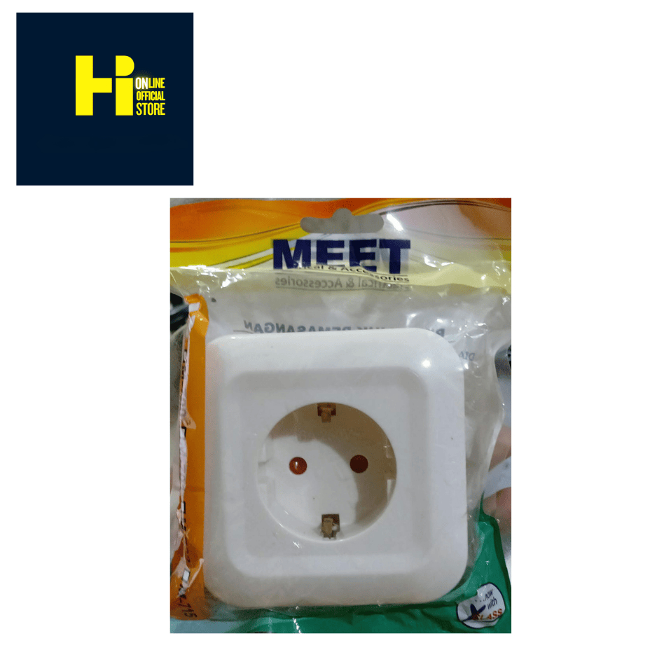 Jual MEET - M-700 IB STOP KONTAK SINGLE | Shopee Indonesia
