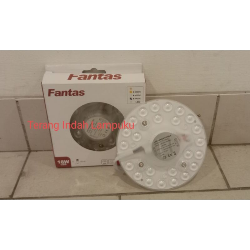 Jual Lampu LED Refill / Ceiling 18W 18Watt Fantas | Shopee Indonesia