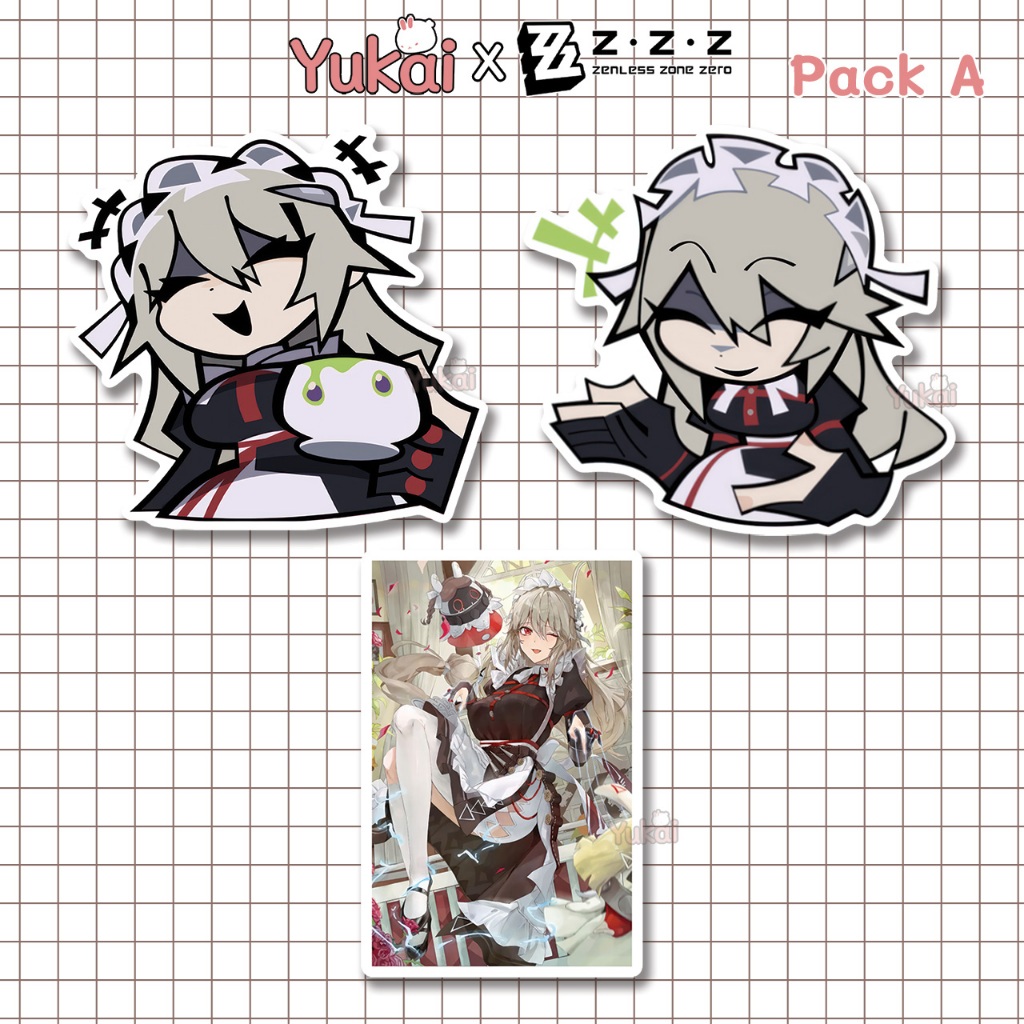 Jual Stiker Rina Zenless Zone Zero (ZZZ) Premium - Sticker Pack Anime ...