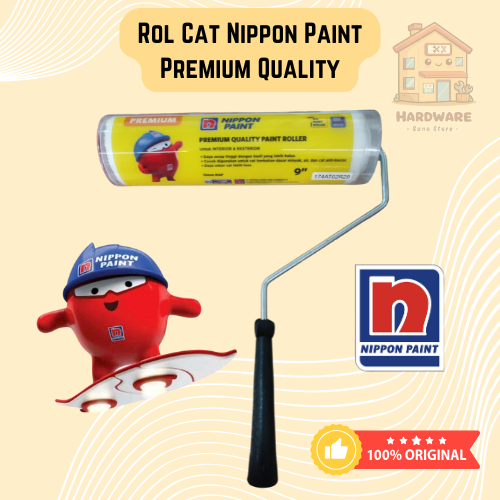 Jual Rol Cat Nippon Paint Premium | Nippon Paint Roller | Ukuran 9 Inch ...