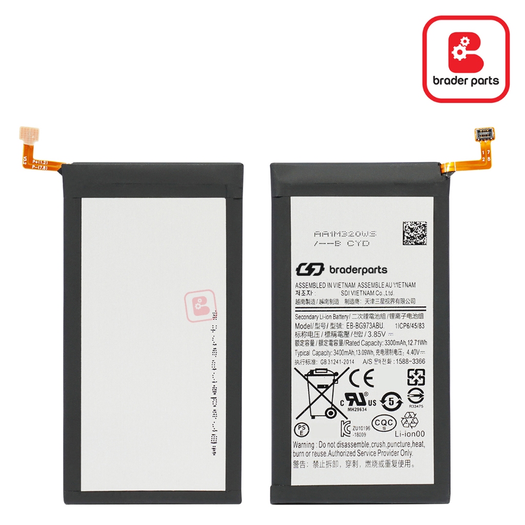 Jual BraderParts Baterai Battery BPBT-G02-000488 untuk Model SM S10 EB ...