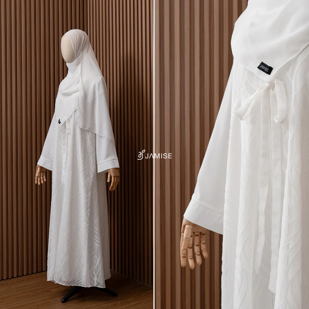 Detail Outer Ilana Dress Motif Daun