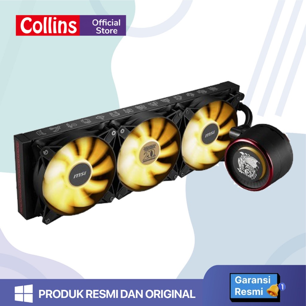 Jual MSI CPU AIO COOLER MAG CORELIQUID E360 ARGB MONSTER HUNTER EDITION ...