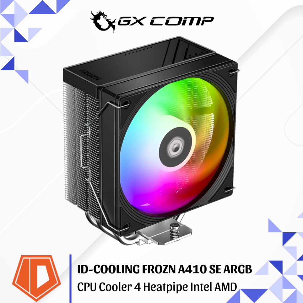 Jual ID-COOLING FROZN A410 SE ARGB CPU Cooler 4 Heatpipe Intel AMD ...