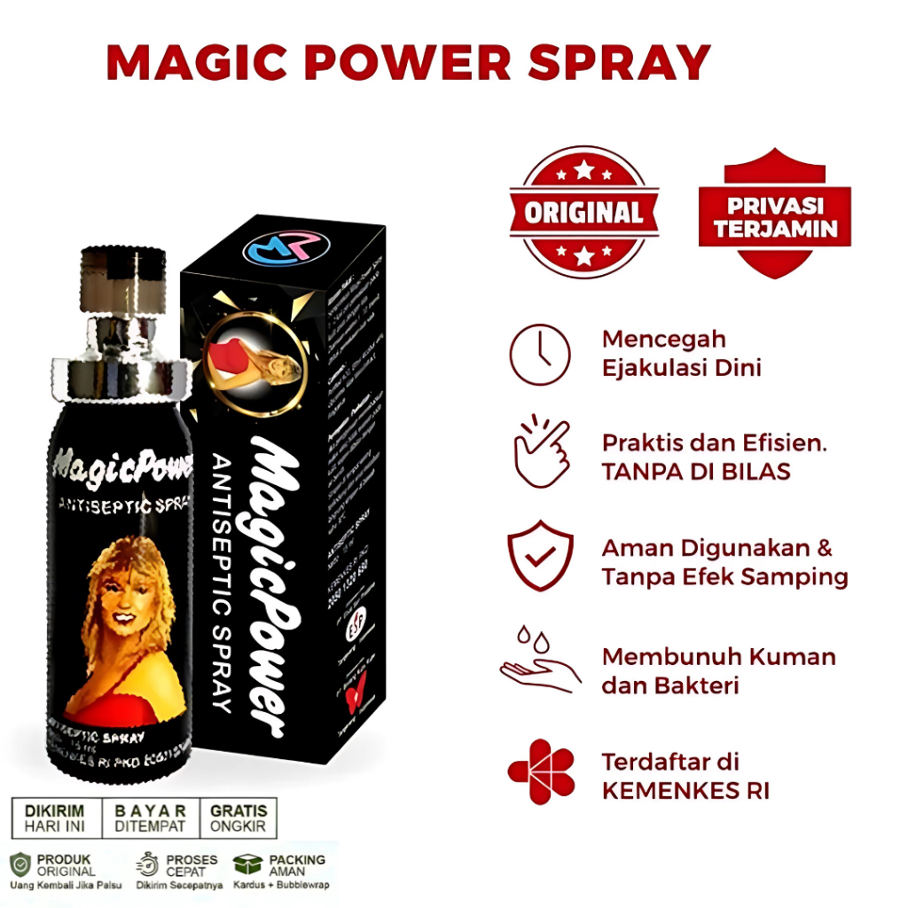 Jual Magic Power Antiseptic Spray Tissue Original | Shopee Indonesia