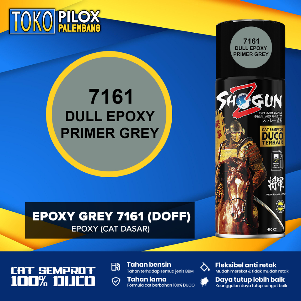 Jual Cat Semprot Pilox Undercoat Cat Dasar Abu-Abu - Shogun Z Duco Dull ...