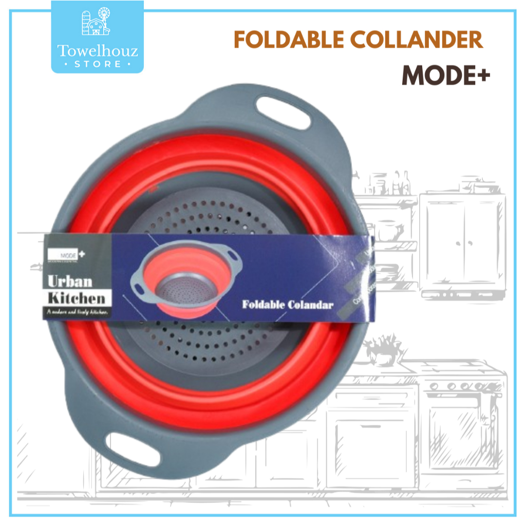 Jual Foldable Colander Mode+ | Saringan Lipat Hemat Tempat | Shopee ...
