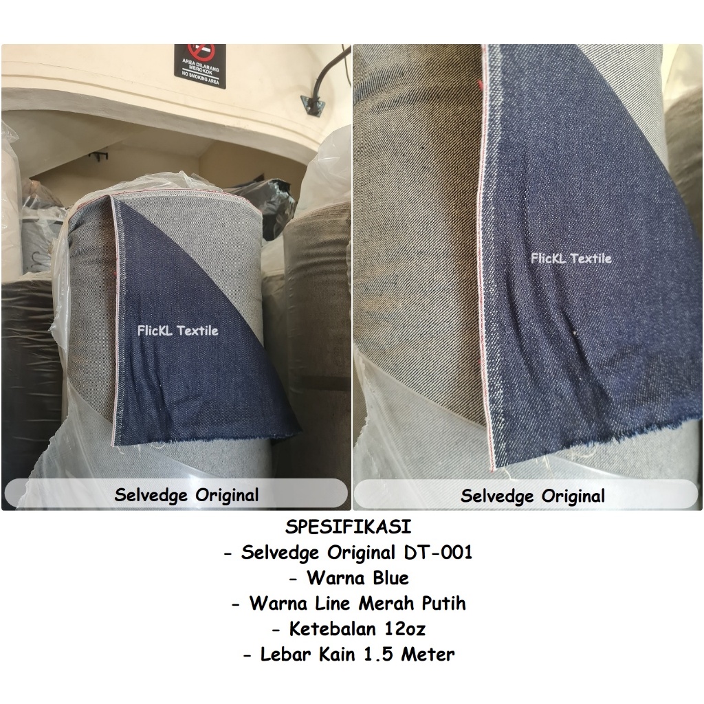 Jual Kain Selvedge Original Bahan Selvedge Jeans Selvedge Denim