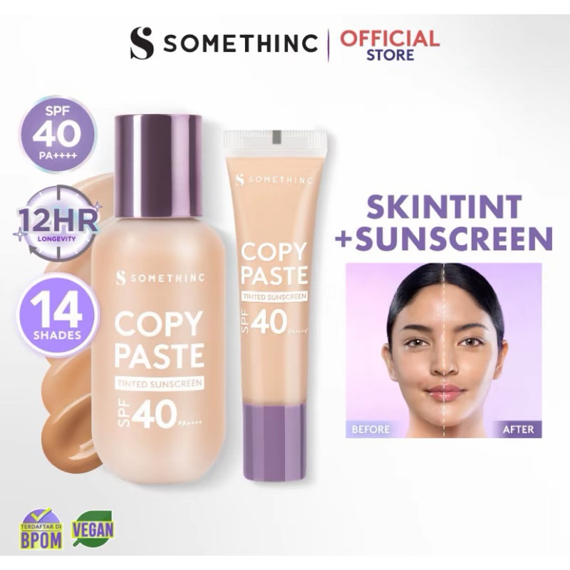 Jual SOMETHINC Copy Paste Tinted Sunscreen SPF 40 PA++++ - All Skin ...