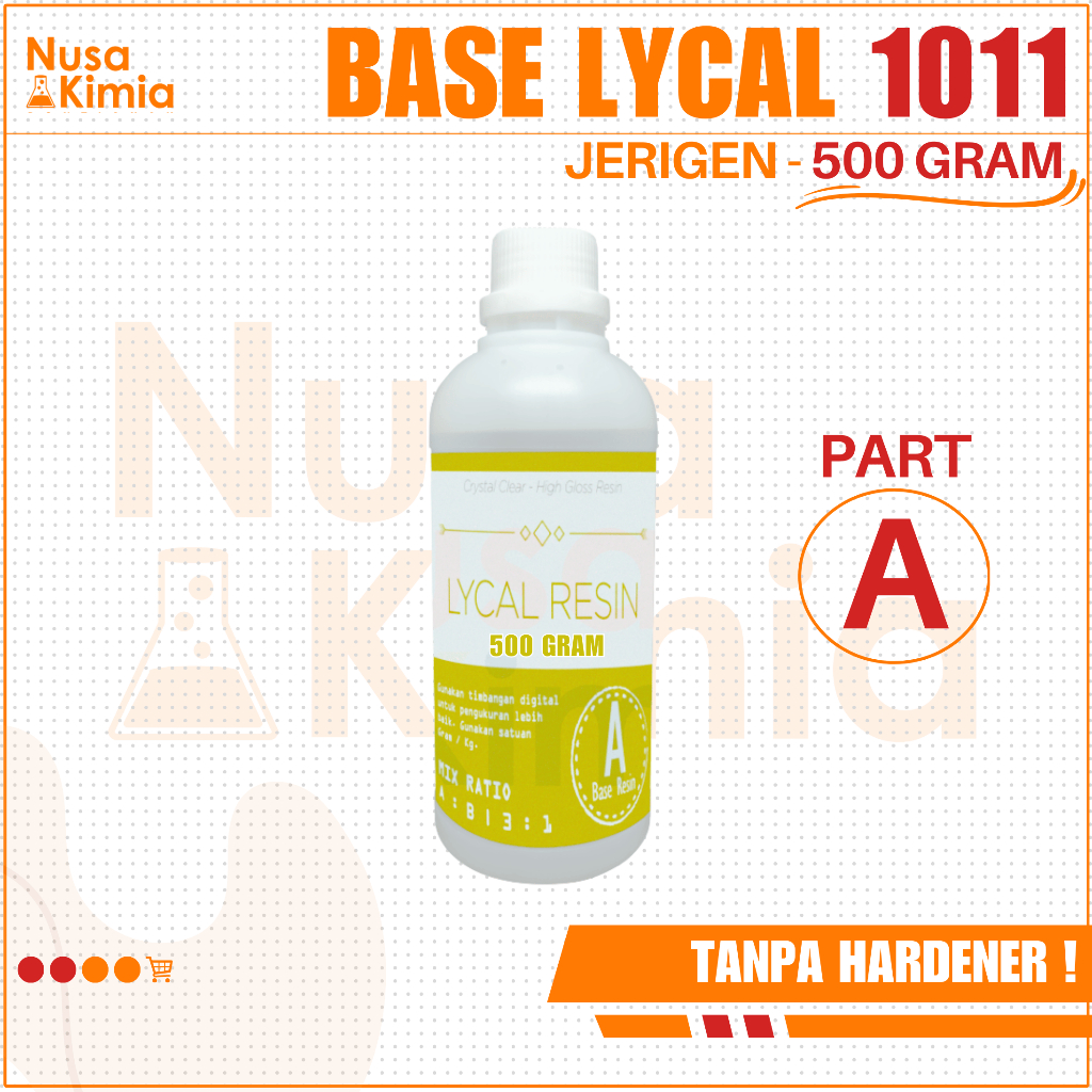 Jual Lycal Resin 1011 PART A 500 Gram | Shopee Indonesia