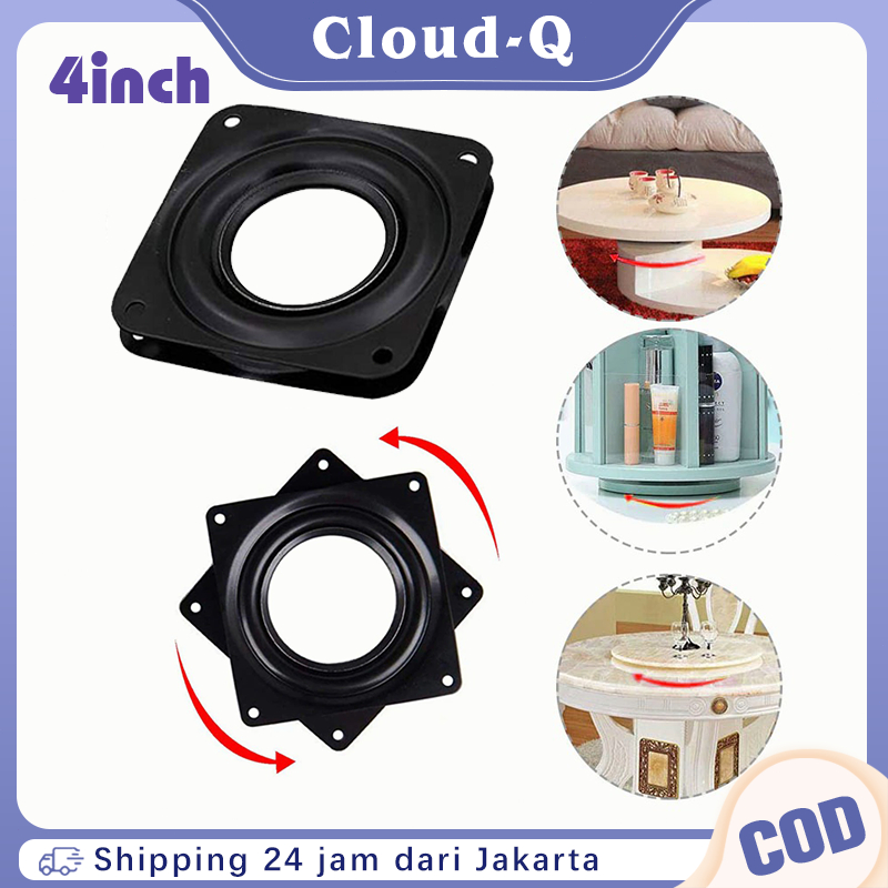 Jual Bearing Meja Putar 4/6 Inch Braket Ring Meja Putar Besi Persegi ...