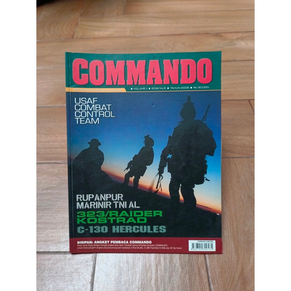 Jual Majalah Commando Edisi No 06 Tahun 2006 - USAF Combat Control Team ...