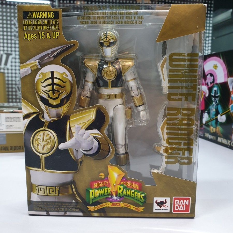Jual SHF MMPR Mighty Morphin Power Rangers White Ranger | Shopee Indonesia