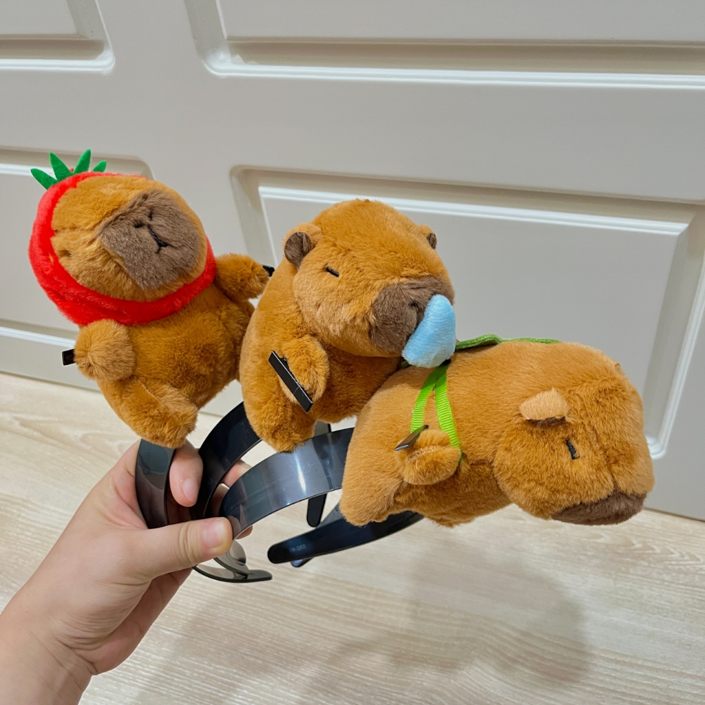 Jual Bando Ratatouille Capybara lucu / Bando Jepit Rambut lucu capybara ...