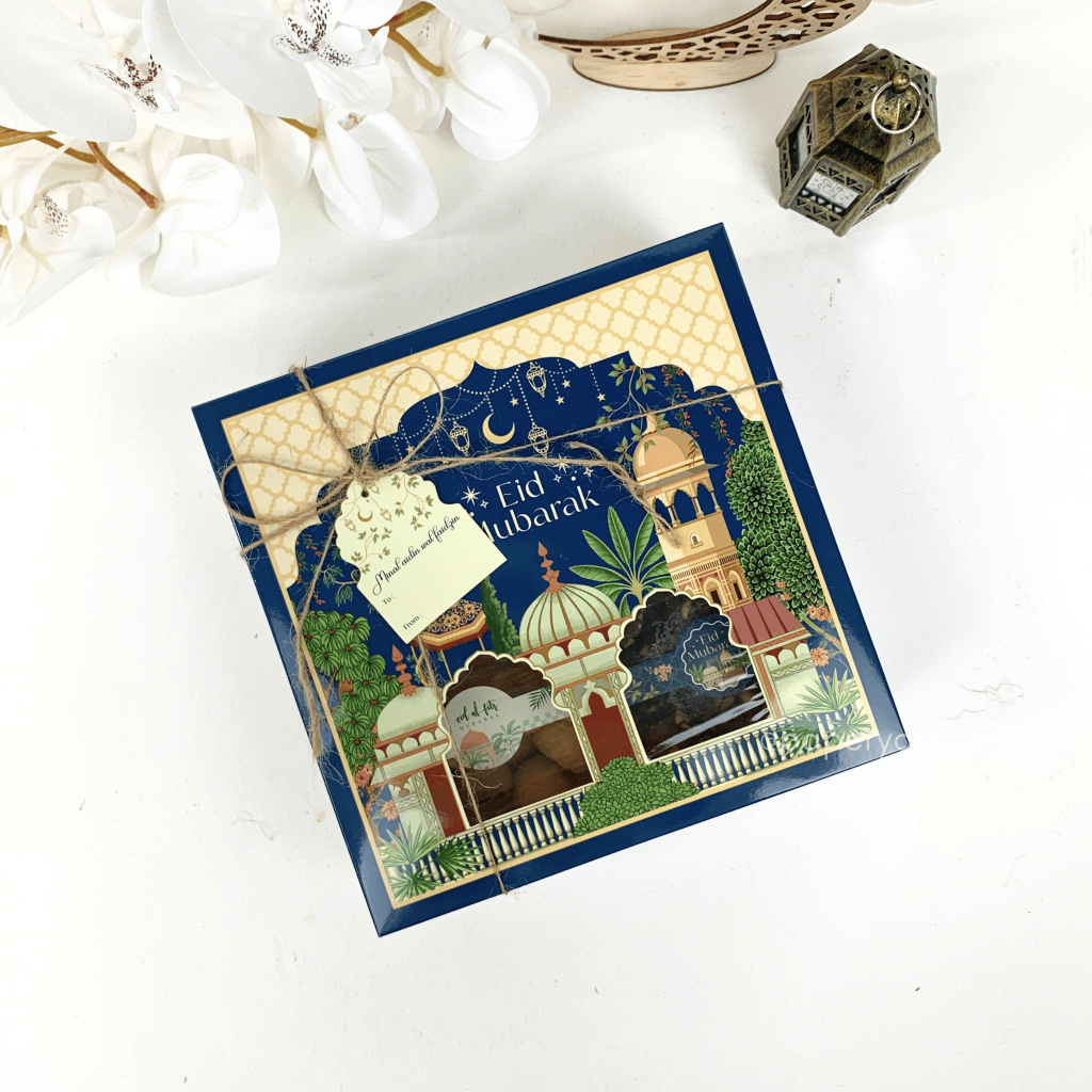 (ISI 5) Box Kotak Kue Lebaran-Idul Fitri 22 x 22 x 8 cm ECO